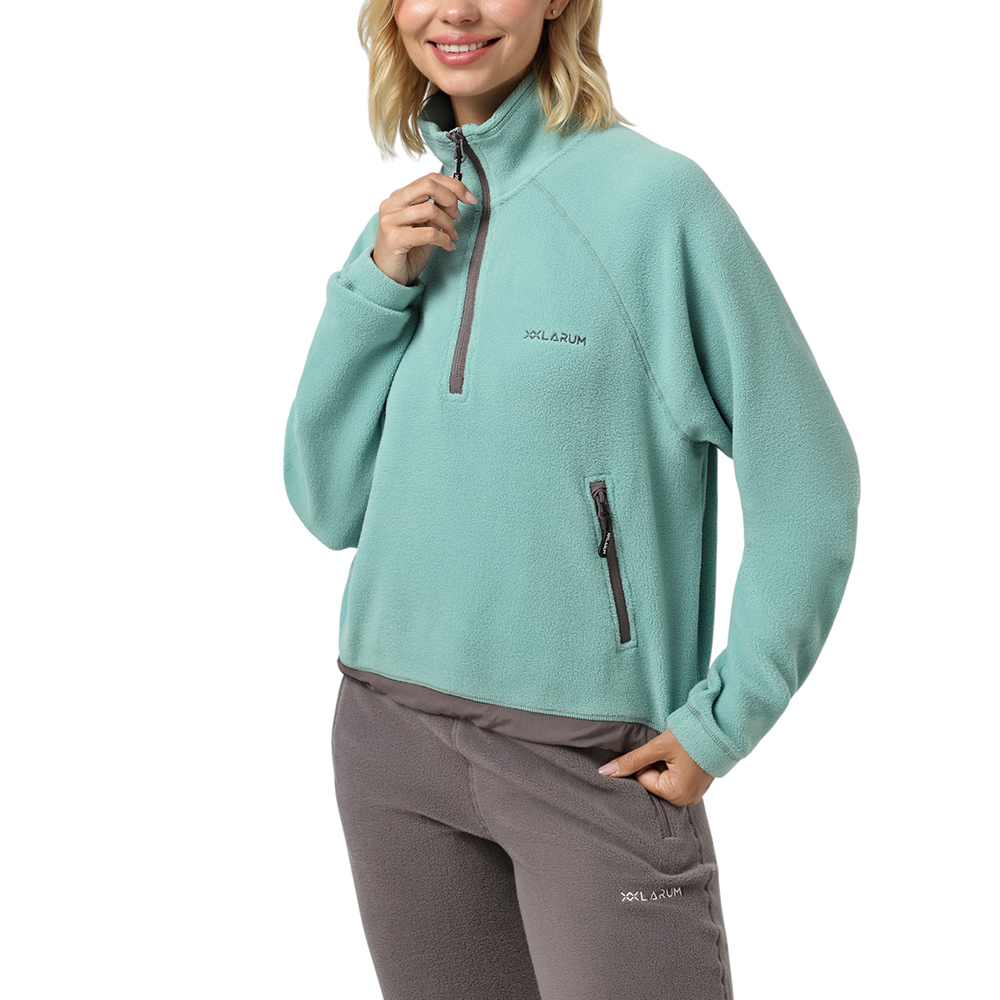 Sudadera de Mujer Larum Mujer - Suave tejido de pelo con elastano retiene el calor, absorbe la humedad rápidamente y, gracias a su acabado antipilling