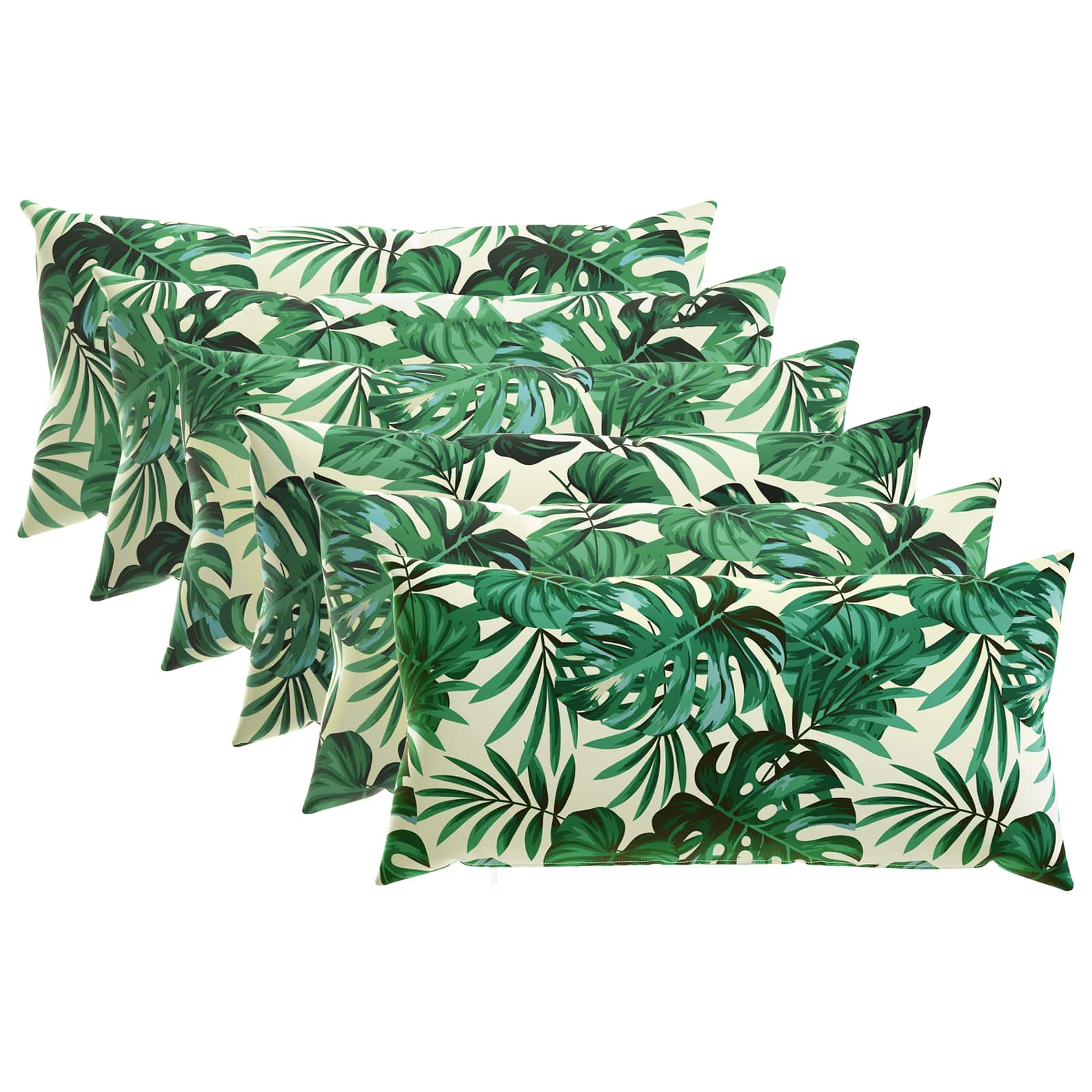 vidaXL Funda de almohada 6 uds. HEERLEN 40 x 80 cm Poliéster Multicolor