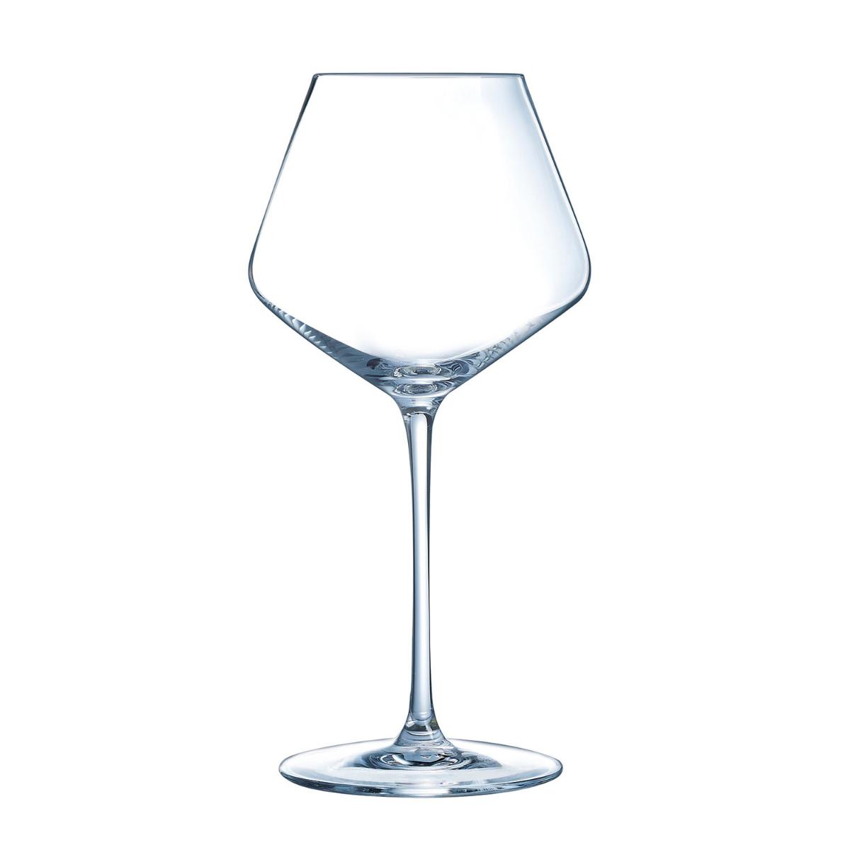 CRISTAL D'ARQUES ULTIME Caja 4 Copas Vino Cristalín 42CL Transparente Brillo Fabricado en Francia 100% higiénico
