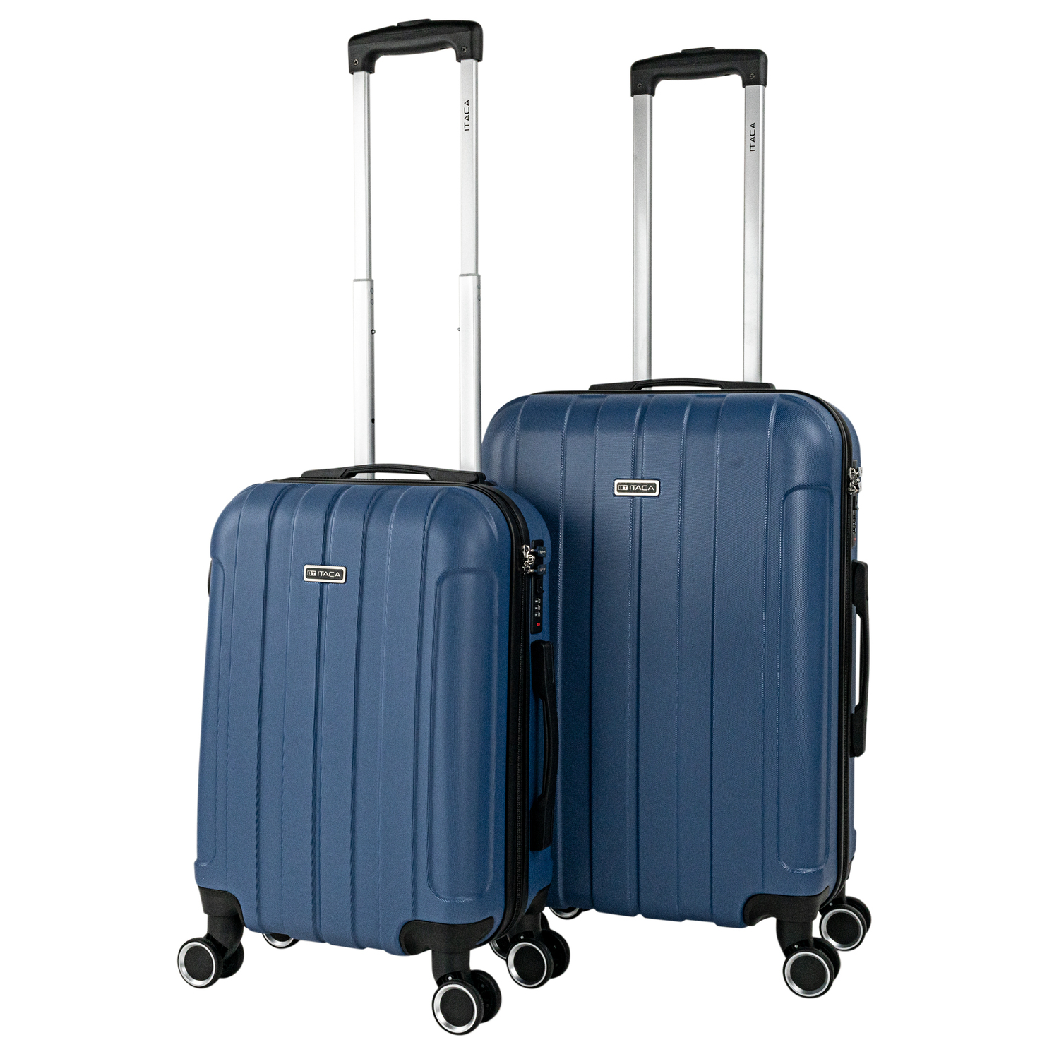 Itaca - Itaca Juego Maletas De Viaje Rígidas Trolley Con Candado De Combinación Y 4 Doble Rueda 360° Set Maletas De Viaje Ligeras Y Resistentes