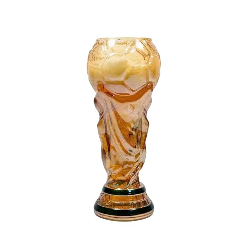 2026 Trophy-Shaped Beer Mug — 500ml Durable Glass — An Elegant, Football-Themed Gift for Men, Perfect for Everyday Use