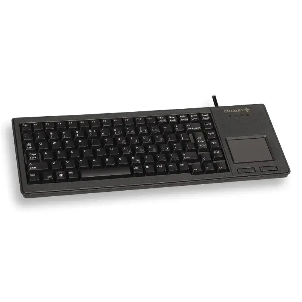 Cherry xs touchpad usb 2.0 keyboard with integrated touchpad, 1000 dpi resolution, and cherry ml technology - reliable and compact black keyboard ideal for daily use.