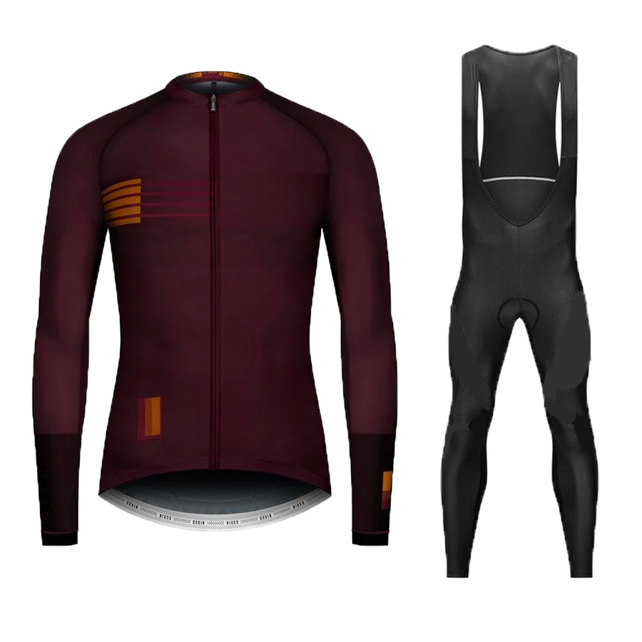 TK Camiseta Larga Transpirable Para Ciclismo De Primavera 2023 Para Hombres Conjunto De Ropa De Bicicleta MTB Con Almohadilla GEL Talla Verdadera Material Principal Poliéster