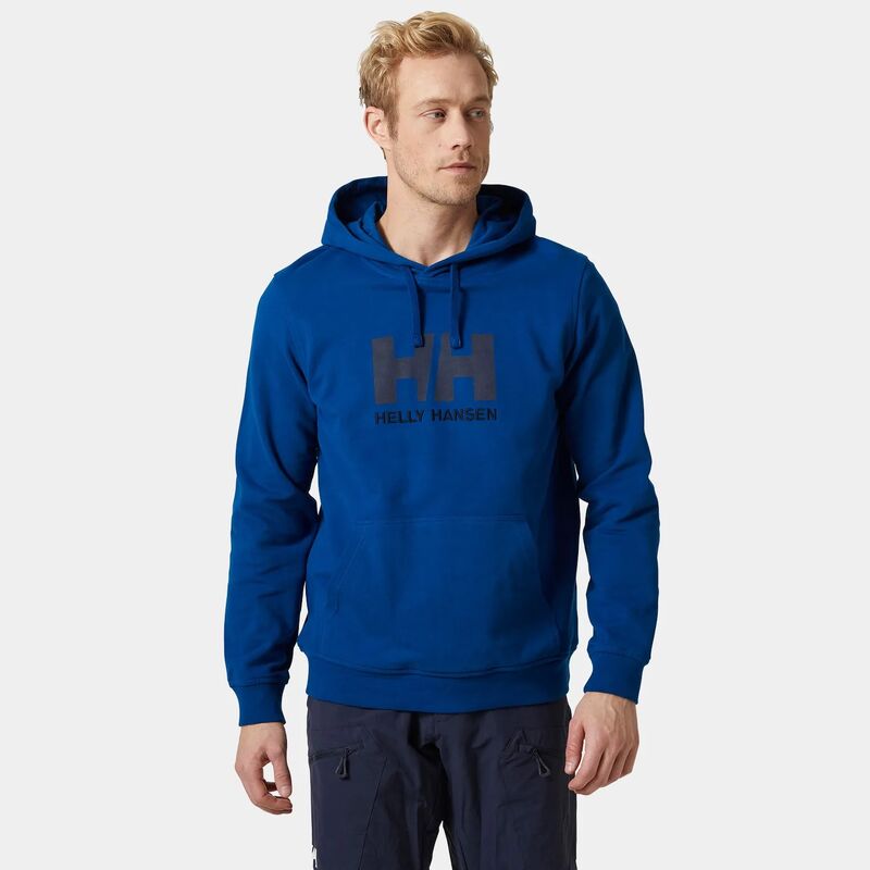 Sudadera Azul con capucha Helly Hansen Logo Hoodie Deep F Jord