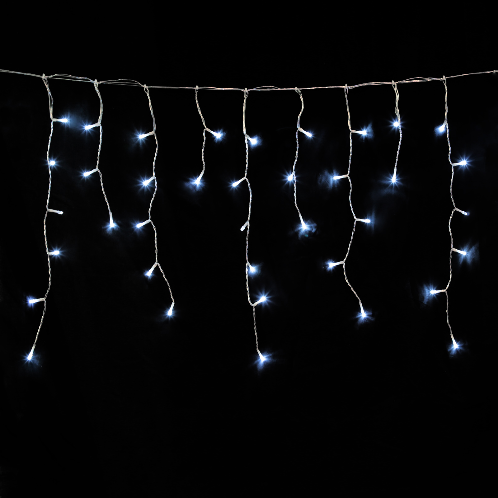 Maurer Guirnalda Luces Navidad Cortina 3x0 Metros 128 Leds Blanco Frio