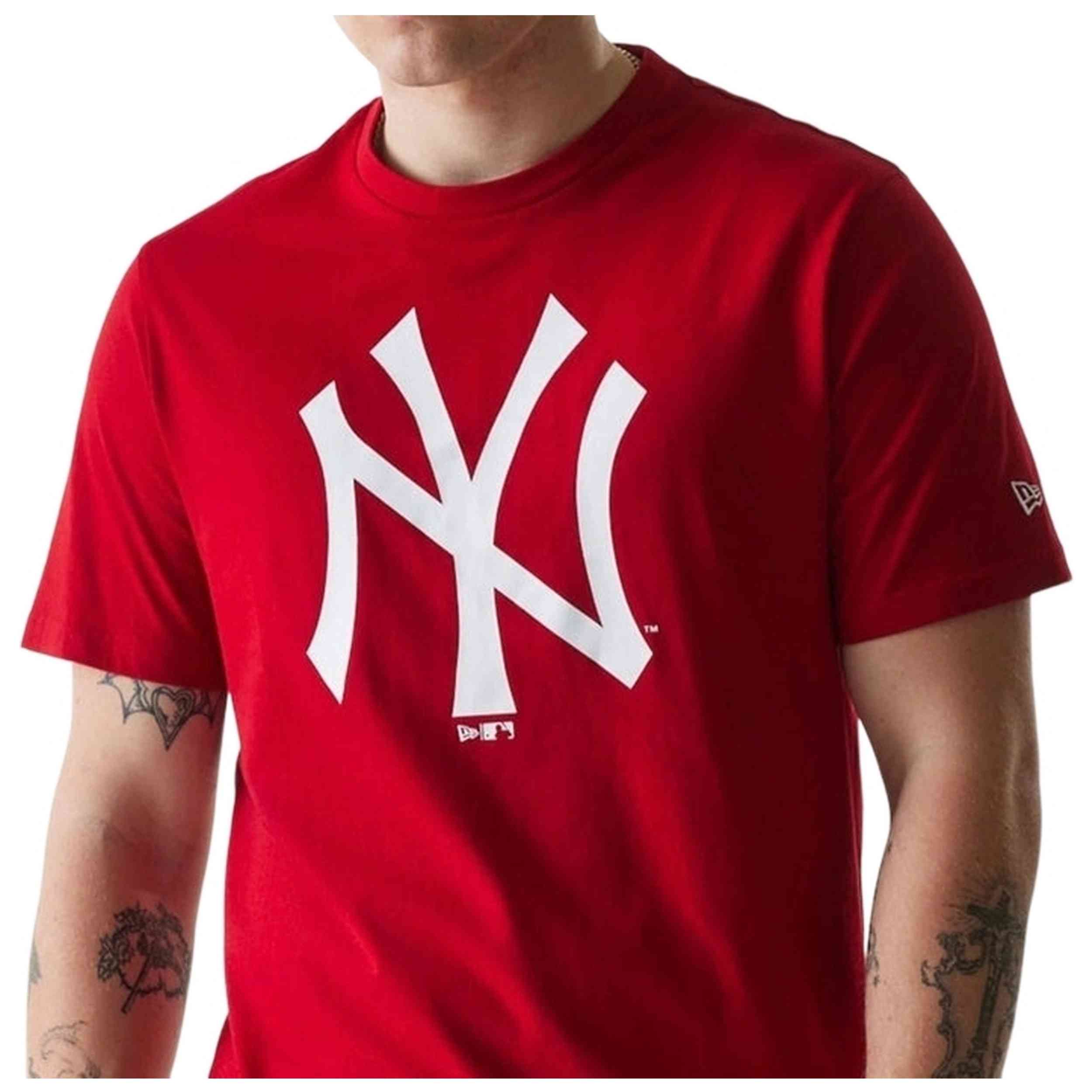 Camiseta De Manga Corta New Era modelo 60590462 para Hombre en color Rojo