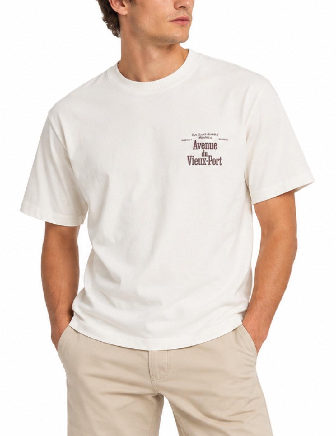 Camiseta Jack&Jones Montreal blanca manga corta para hombre