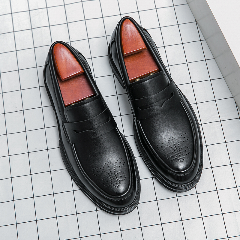 TK Zapatos De Negocios Para Hombre Calzado Formal Cómodo De Cuero Italiano Zapatos Casuales Para Social Loafers De Alta Calidad