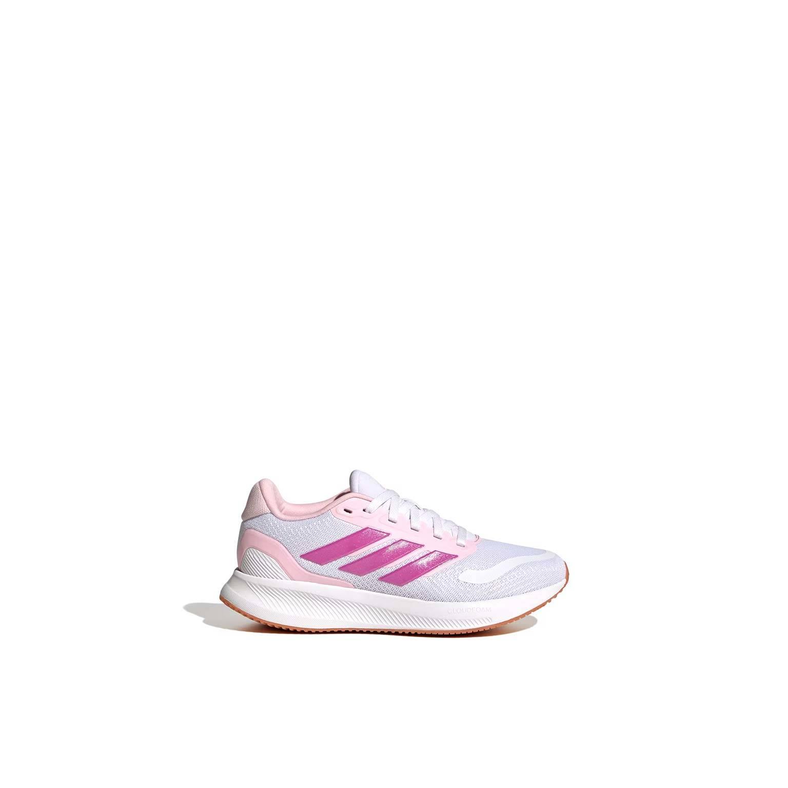 ADIDAS RUNFALCON 5 J JP9396 BLANCA RODA MORADA RUNNING NIÑA