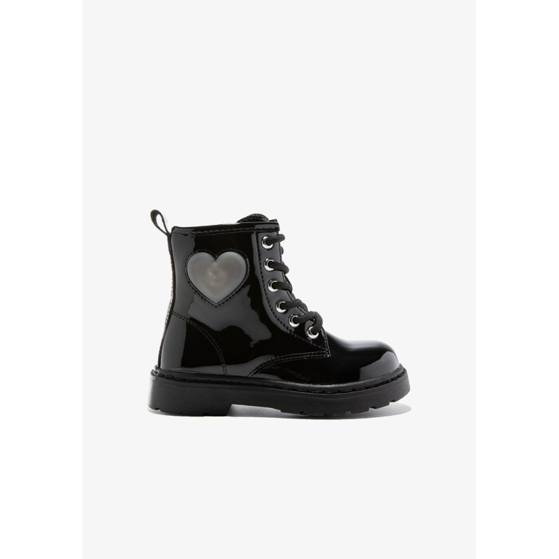 Botas militares niña CONGUITOS COSH313009 BLACK MILITAR LUCES BLACK 39987 26I