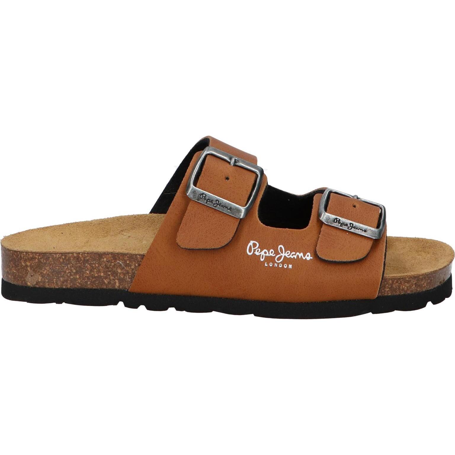 Women's sandals pepe jeans pbs90054 bio b double kansas 869tan