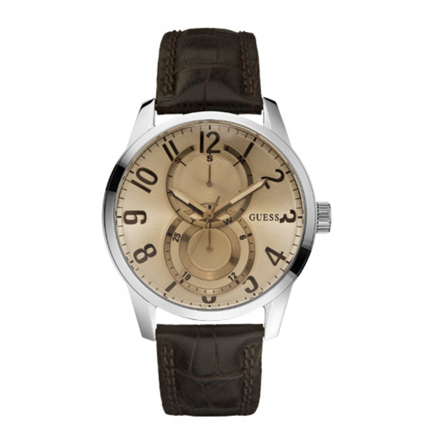 Reloj Guess W95127G2 Hombre Marrón Multifunción Cuarzo