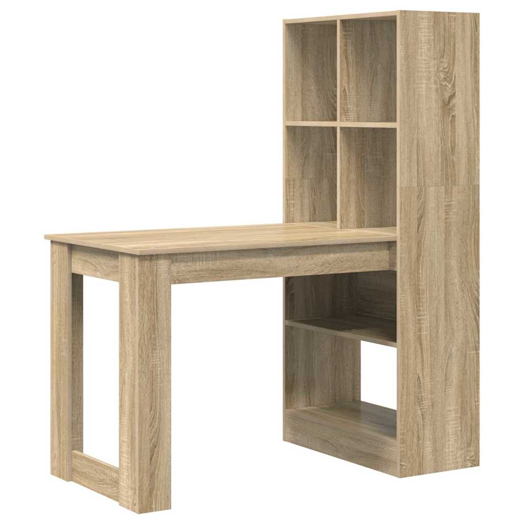 vidaXL Escritorio Madera de ingeniería 122 x 67 x 145 cm Multicolor