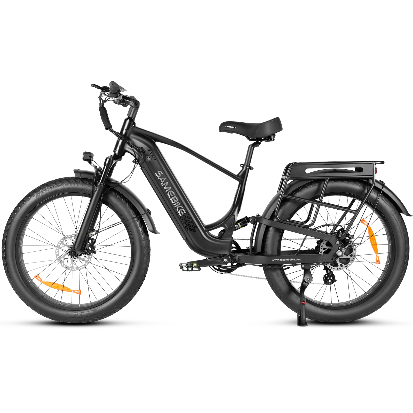 SAMEBIKE STORM-FT,Electric Bicycle,250W motor,48V20Ah battery,Max speed 50km/h, Assisted Mode max range 160km,26*4.0 inch Fat Tires,Colorful LCD Display,Hydraulic Disc Brakes