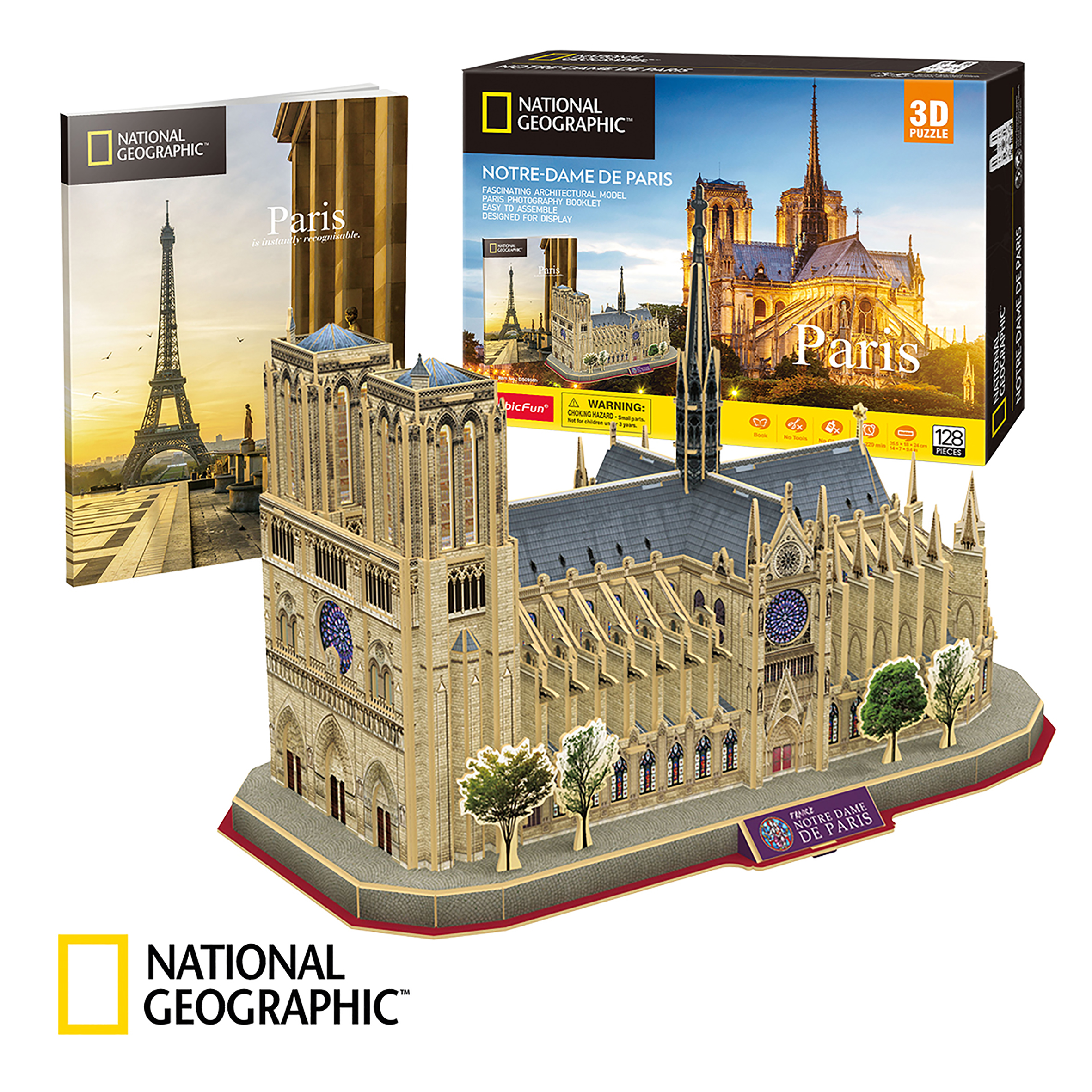 Notre Dame Puzzle 3d Puzzle 3d Niños Maquetas Para Montar