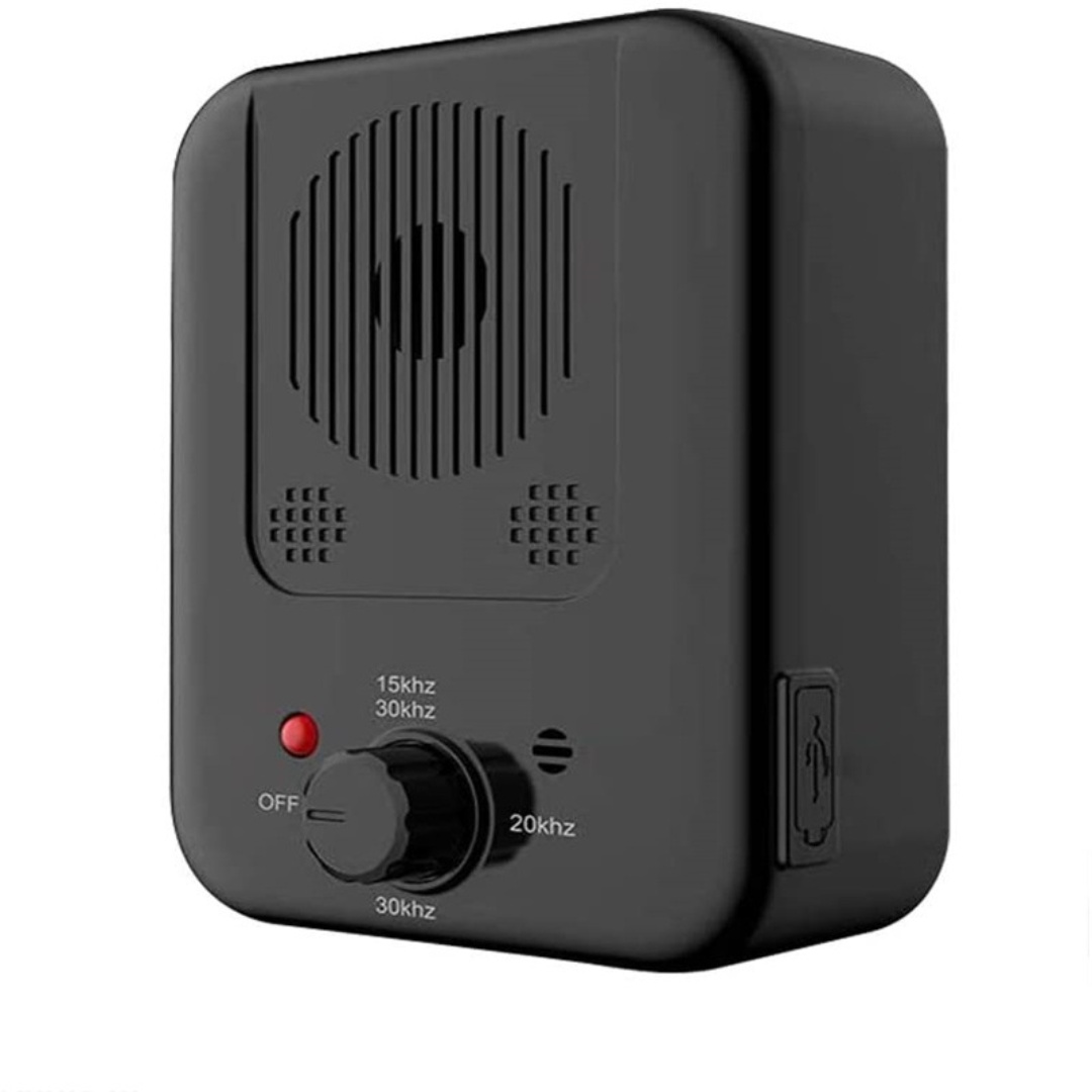 Dispositivo ultrasónico para control de ladridos - Repelente canino para exteriores - Entrenador anti-ruido con función automática de inhibición de ladridos