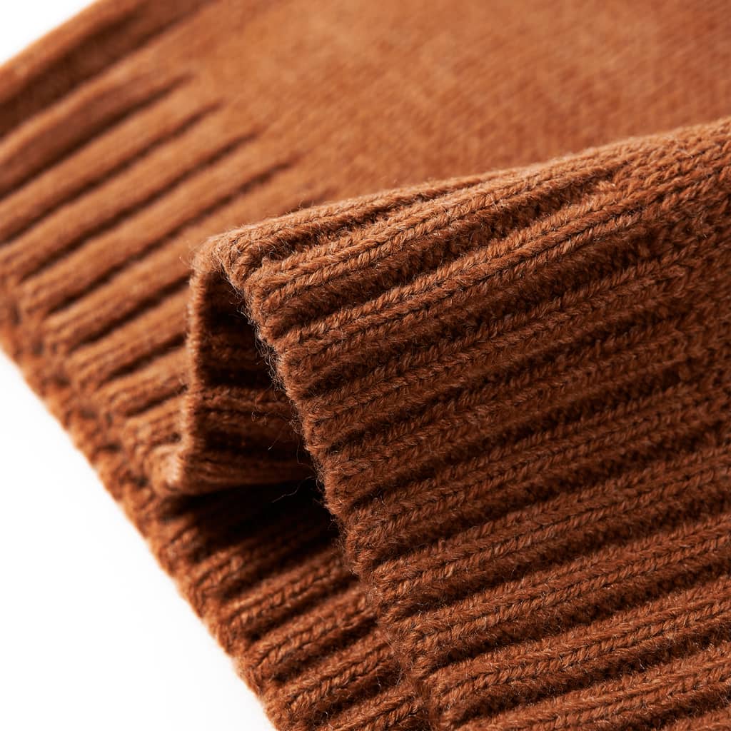 Jersey de Punto para Niños Suéter Ropa Infantil con Manga Larga Cuello Redondo