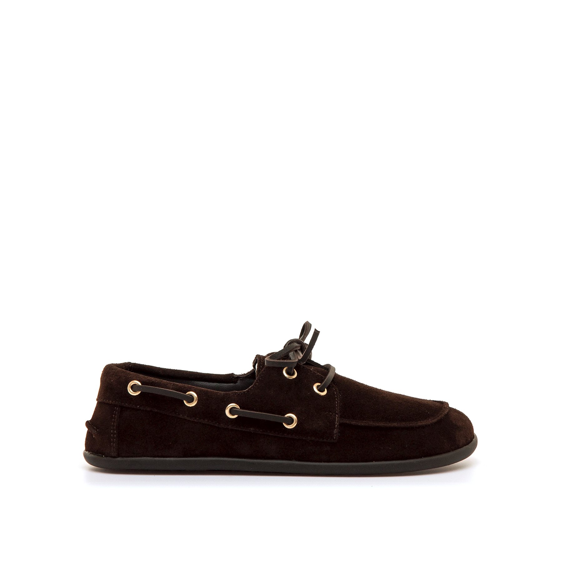 Mustang-MTNG zapatos planos barefoot mujer free mia marron con cierre cordones y tipo de puntera redonda