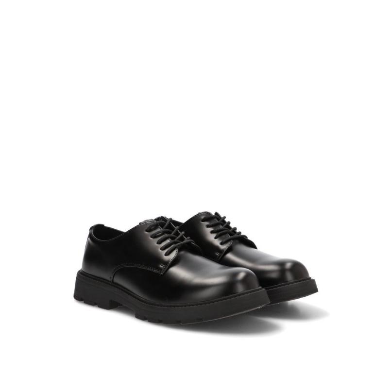 Bluchers Mustang - Hombre - Suela Plana - Modelo 84816 - Color Negro