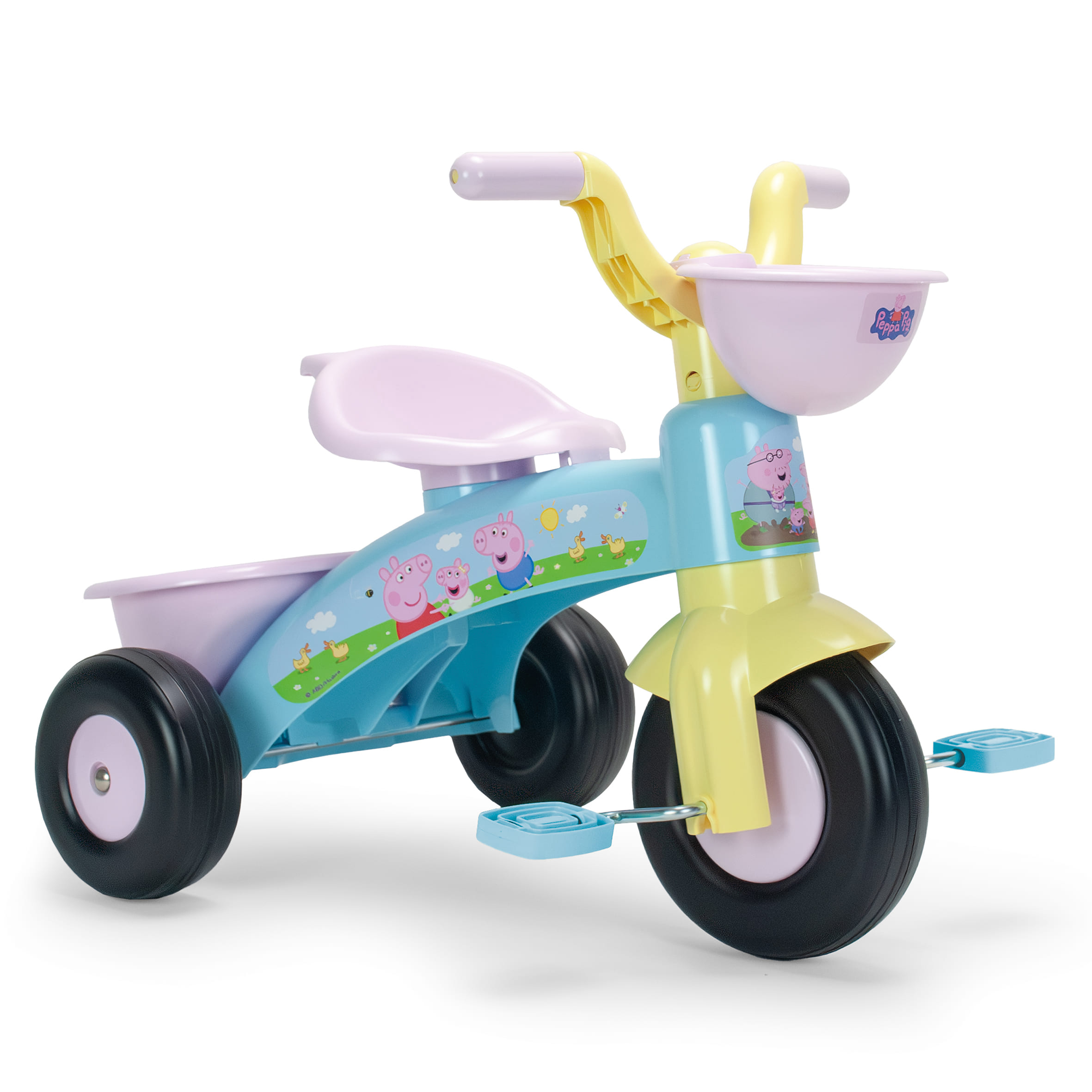 Injusa Triciclo Infantil Trico Max para Niños de 1 a 3 Años con Licencia Disney Mickey y Minnie Mouse | Cesta Portaobjetos