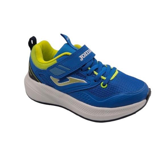 Joma - Zapatillas deportivas para niños modelo JR2604 Ferro, ideales para deporte y uso diario, color azul royal, diseño cómodo y resistente