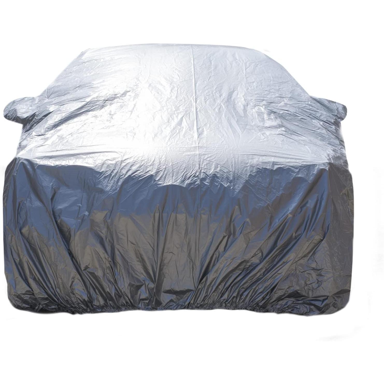 TK Funda para Coche Impermeable, capa para carro, S-M-L-XL-XXL - Ligera - Funda para Interiores con Uso polivalente - Funda Ligera automóvil