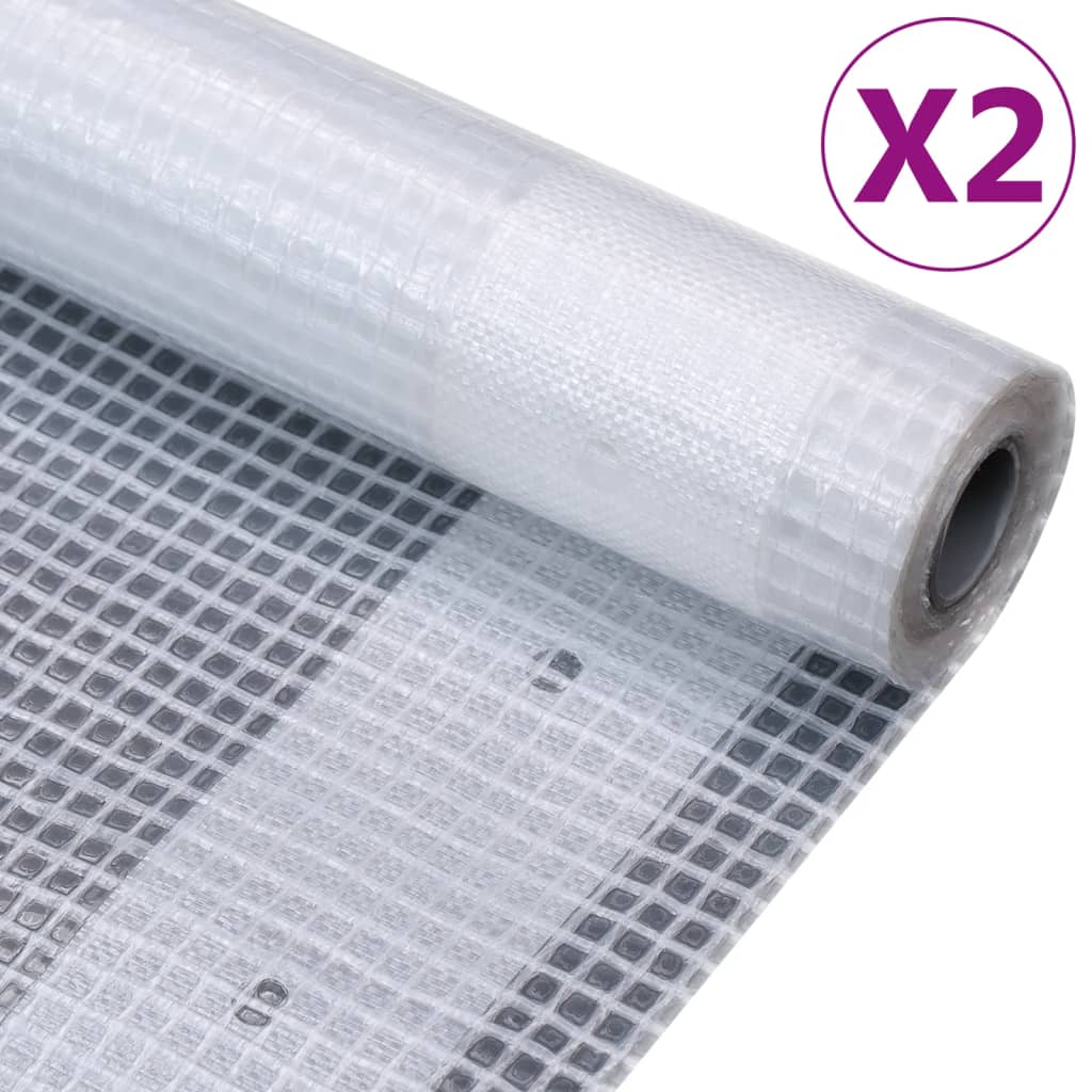 vidaXL Lonas de Leno 260 g/m² Blanca Cubierta Repuesto Invernadero (2 unidades) Dimensiones 3 x 2 m, 3 x 3 m, 3 x 4 m y mas