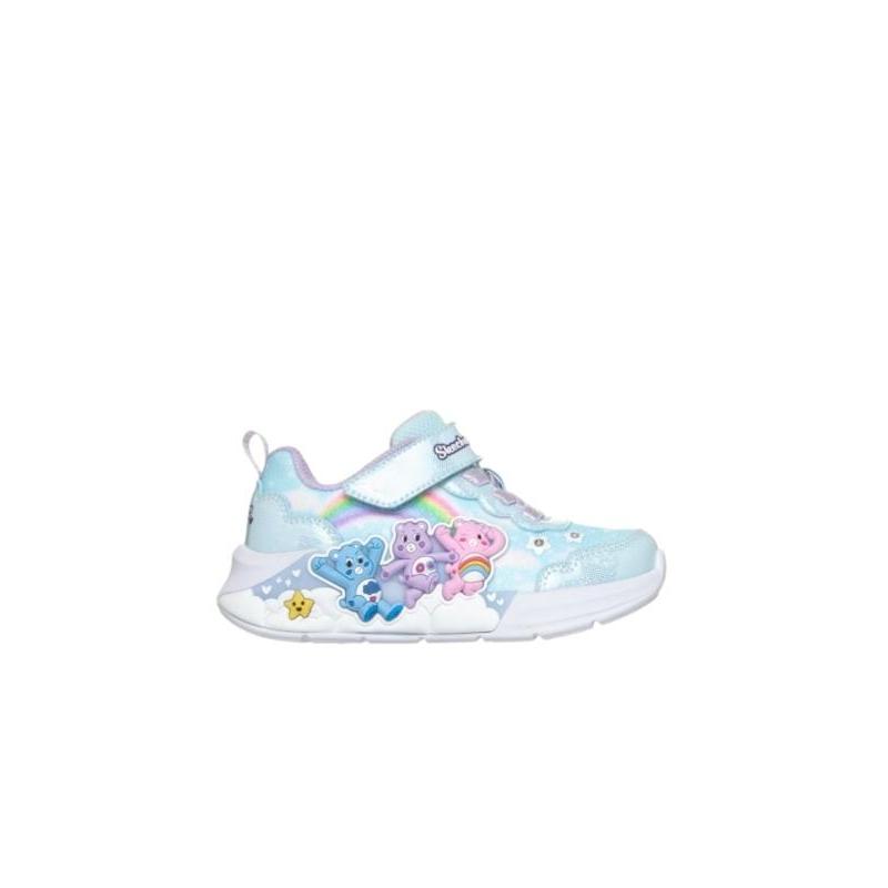 Zapatilla Infantil Skechers Lights Azul