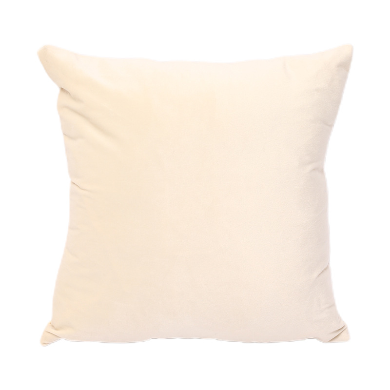 OmHO Sala de almohada de sofá cuadrado Nordic Sala de color sólido almohada