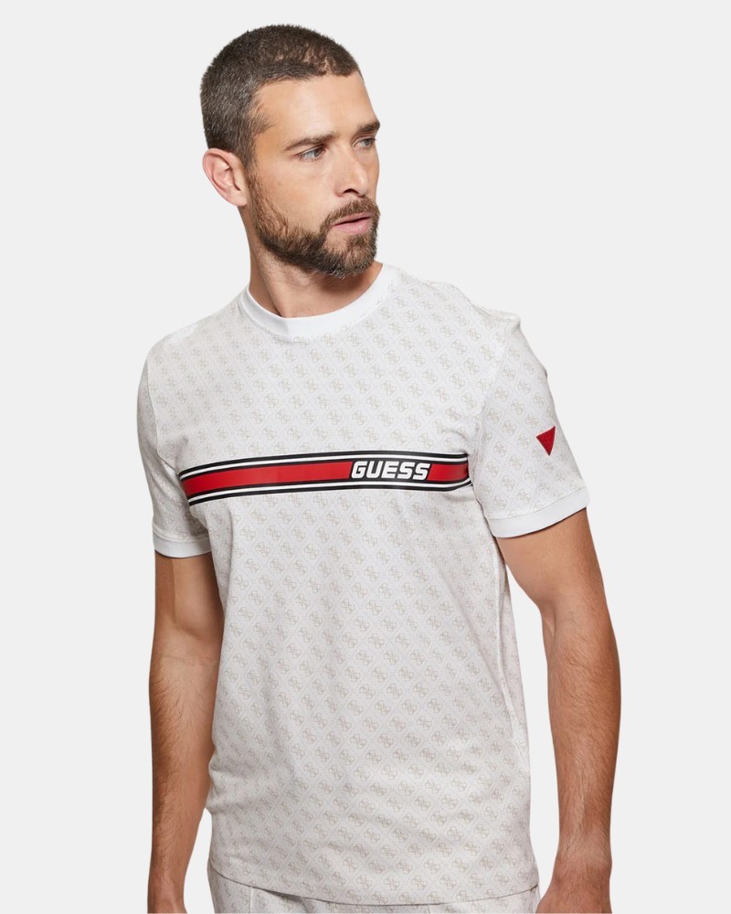 GUESS Z2BI09 J1314 Camisetas Manga corta Hombre Blanco