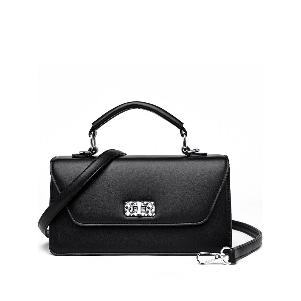 Bolso bandolera para mujer con asa superior, bolso bandolera compacto, bolso con correa para el hombro, adecuado para ocasiones laborales
