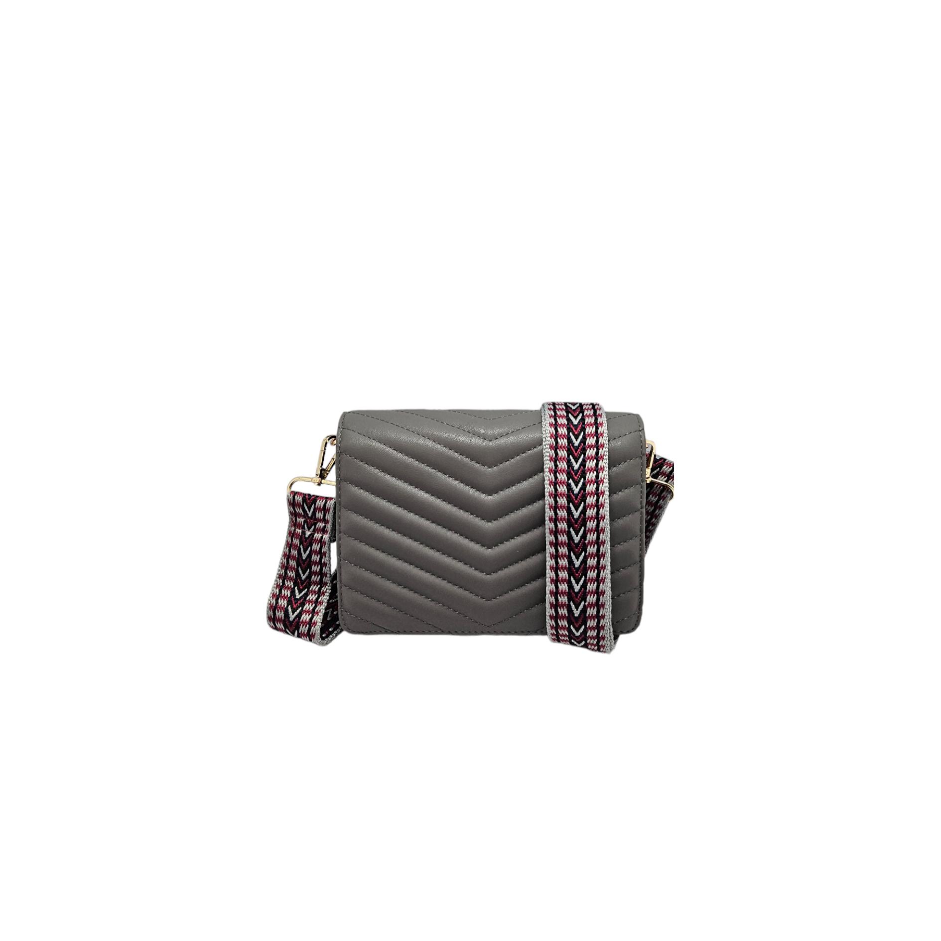 Bolso Bandolera para Mujer con asa Ajustable Multicolor, Bolso de Hombro Sintético Cierre de cremallera doble - Kebedo Moda