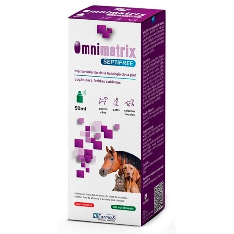 Omnimatrix Septifree Spray Para Perros, Gatos Y Caballos 50 Ml