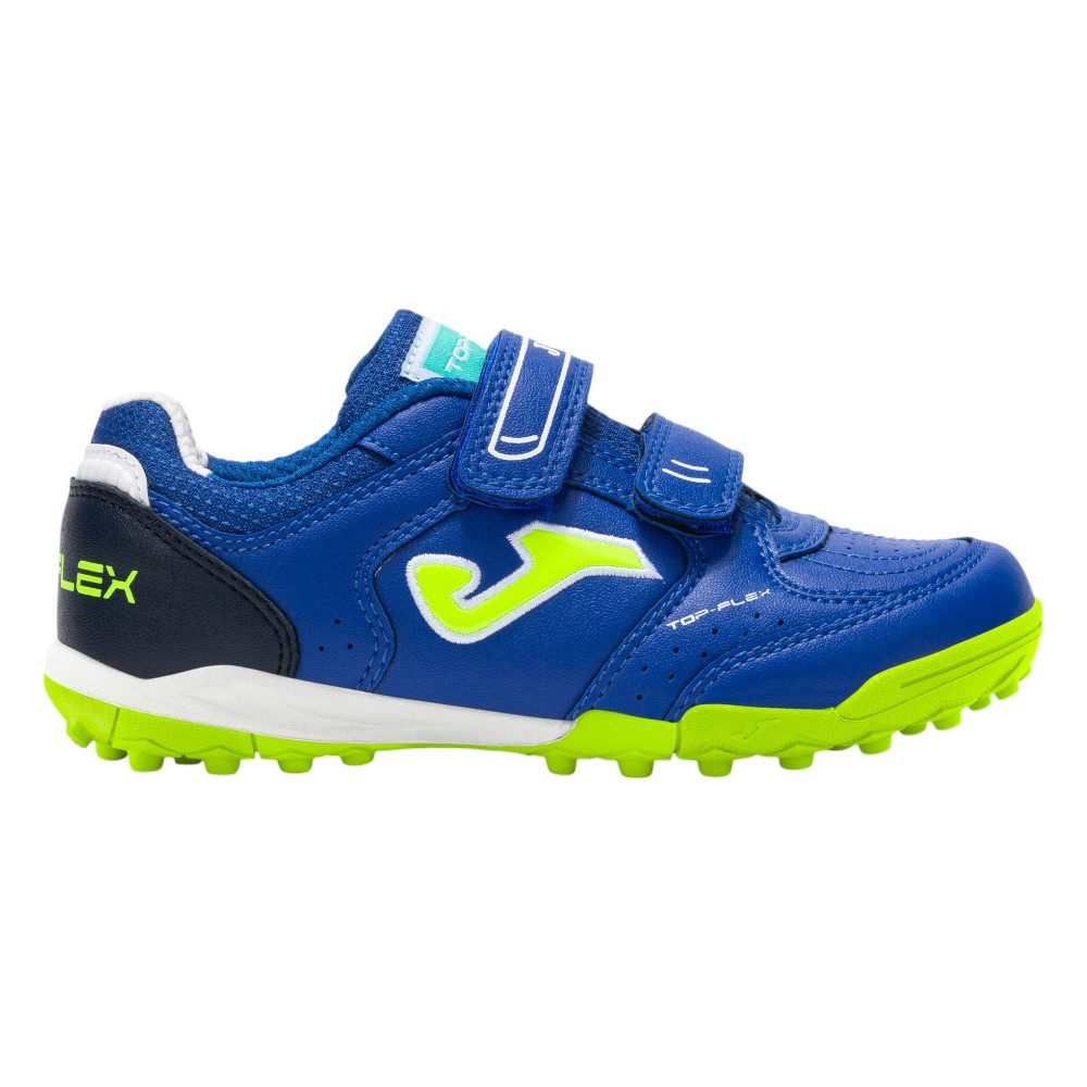 Zapatillas Joma Top Flex Jr 2504 Azul Royal Turf Tpjs2504Tfv Futbol Cesped Artificial Niño