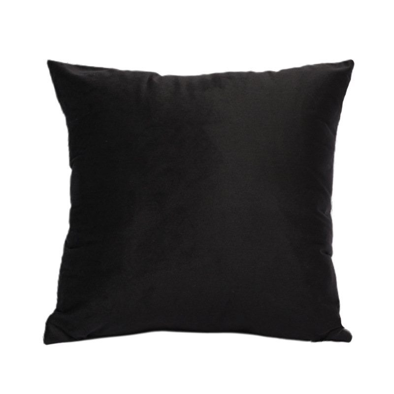 OmHO Sala de almohada de sofá cuadrado Nordic Sala de color sólido almohada