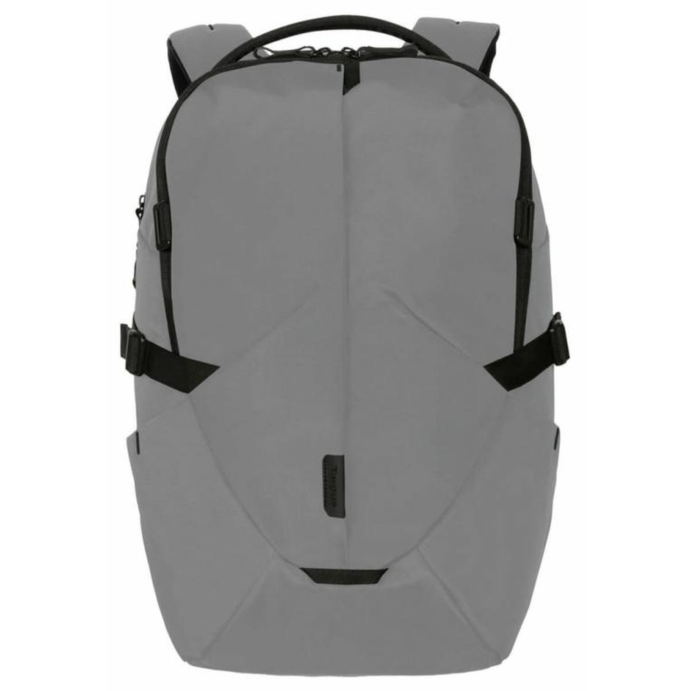 Targus - Mochila Terra EcoSmart 16\" de plástico reciclado con funda para portátil y bolsillo lateral, gris
