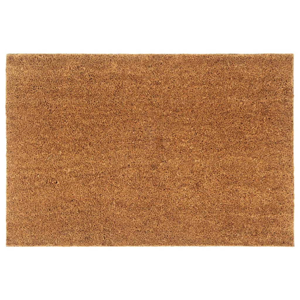 vidaXL Felpudo de fibra de coco natural 60x90 cm
