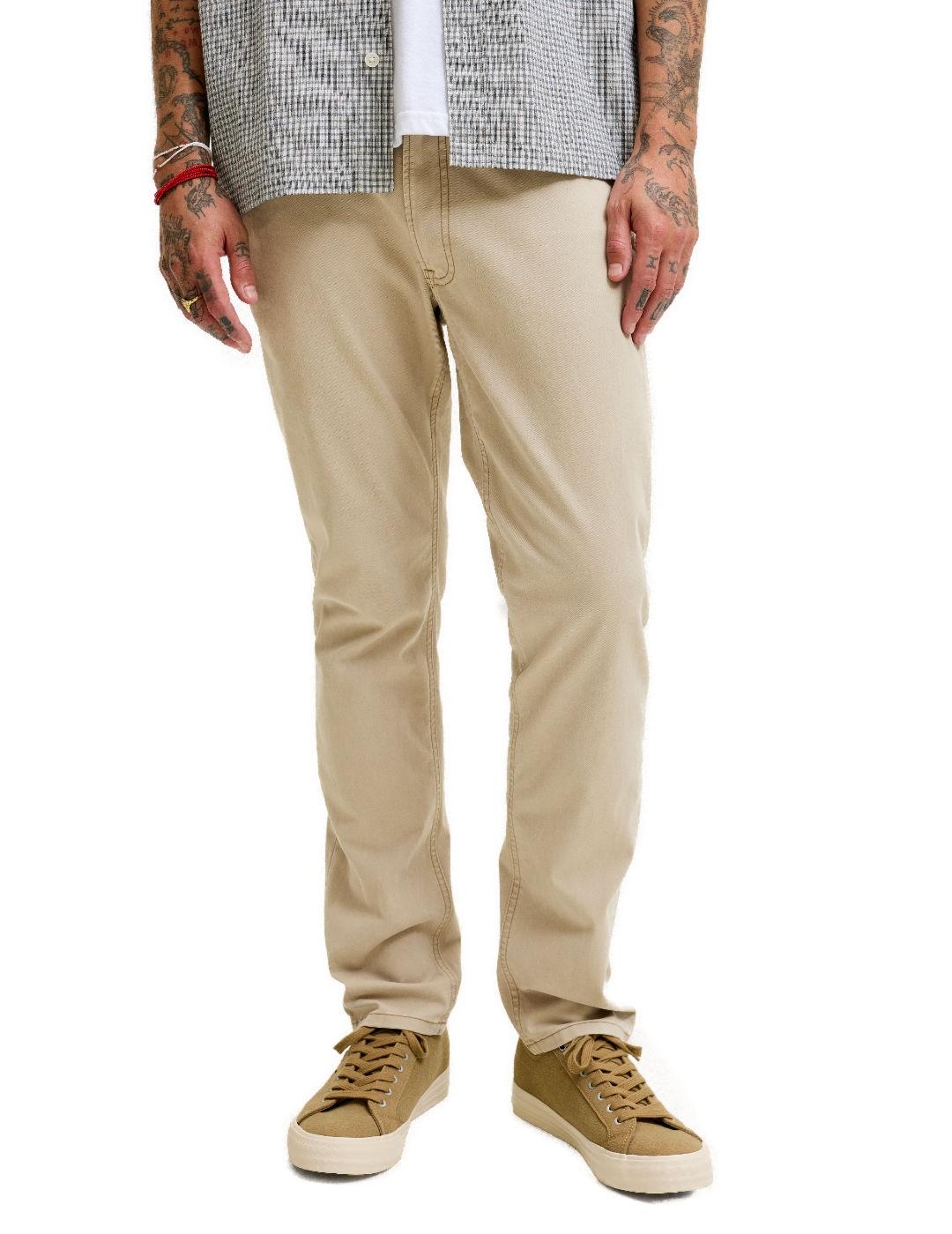 Pantalón vaquero Jack&Jones Grave beige para hombre