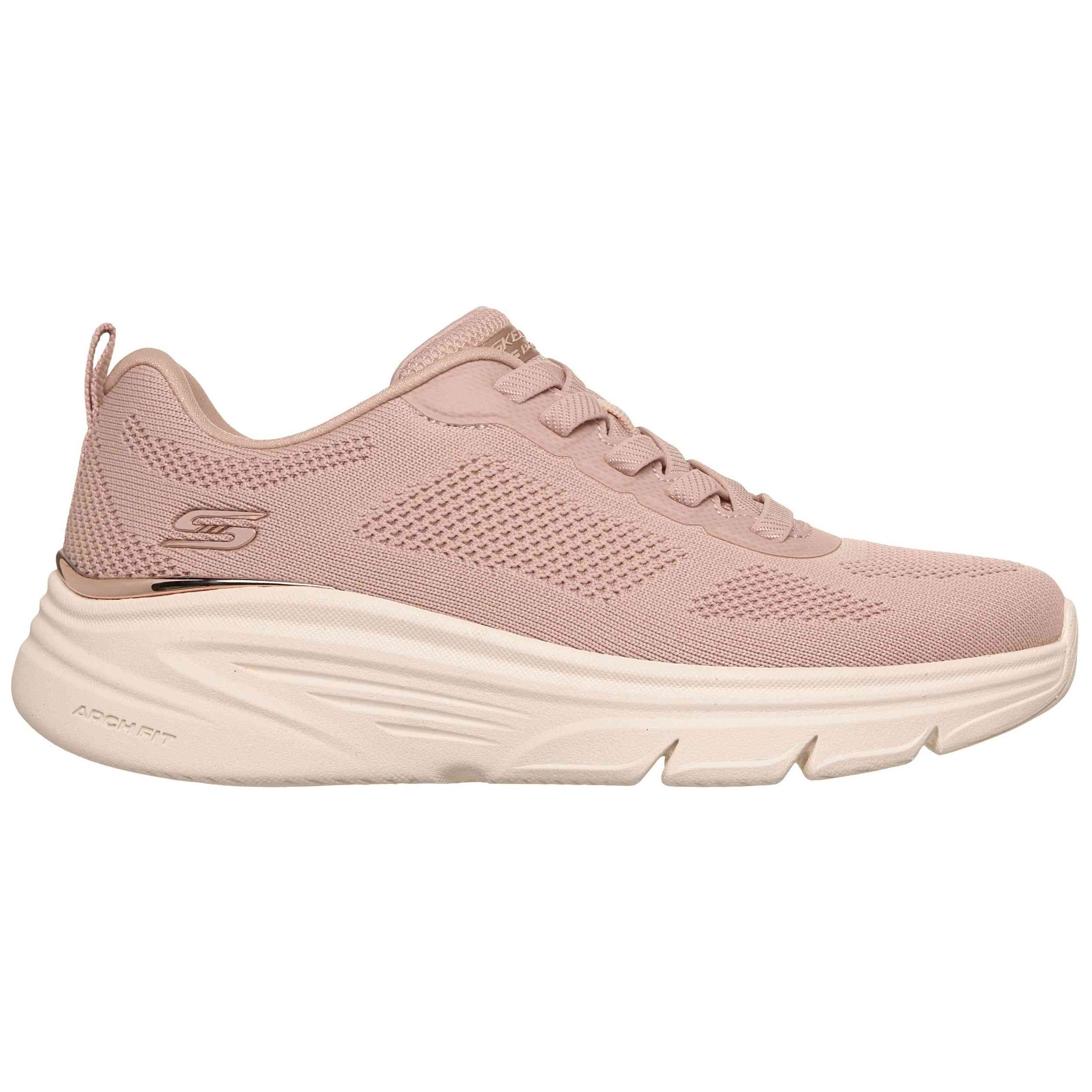 Zapatillas Skechers modelo Bobs Sport Arch Fit Elev8 "Blush Engineered Knit" para Mujer en color Rosa