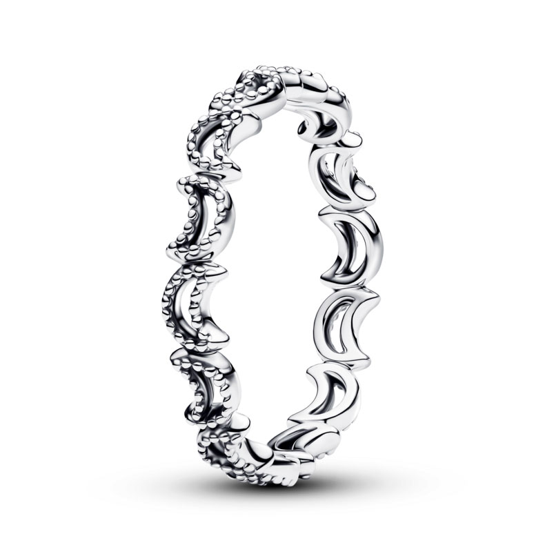 Pandora Anillo de plata de ley con forma de luna 194258C00 , para Mujer