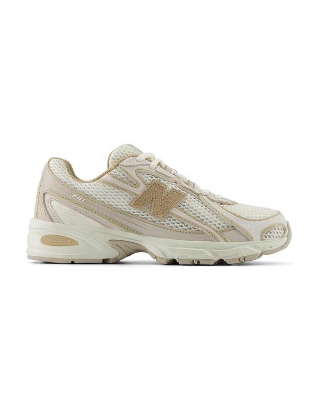Zapatillas New Balance 740 beige y marrón claro de mujer