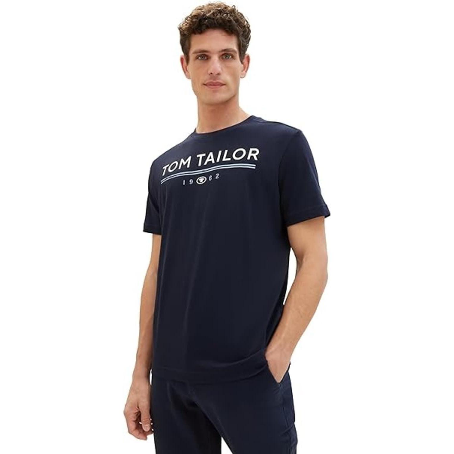 Camiseta Tom Tailor 1040988 10668 printed t-shirt sky captain blue