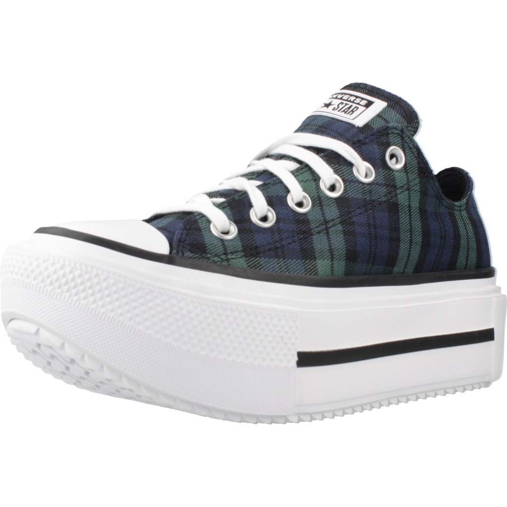 Zapatillas deportivas de Mujer Marca Converse Modelo Chuck Taylor All Star Lift Double Stack Platform Plaid