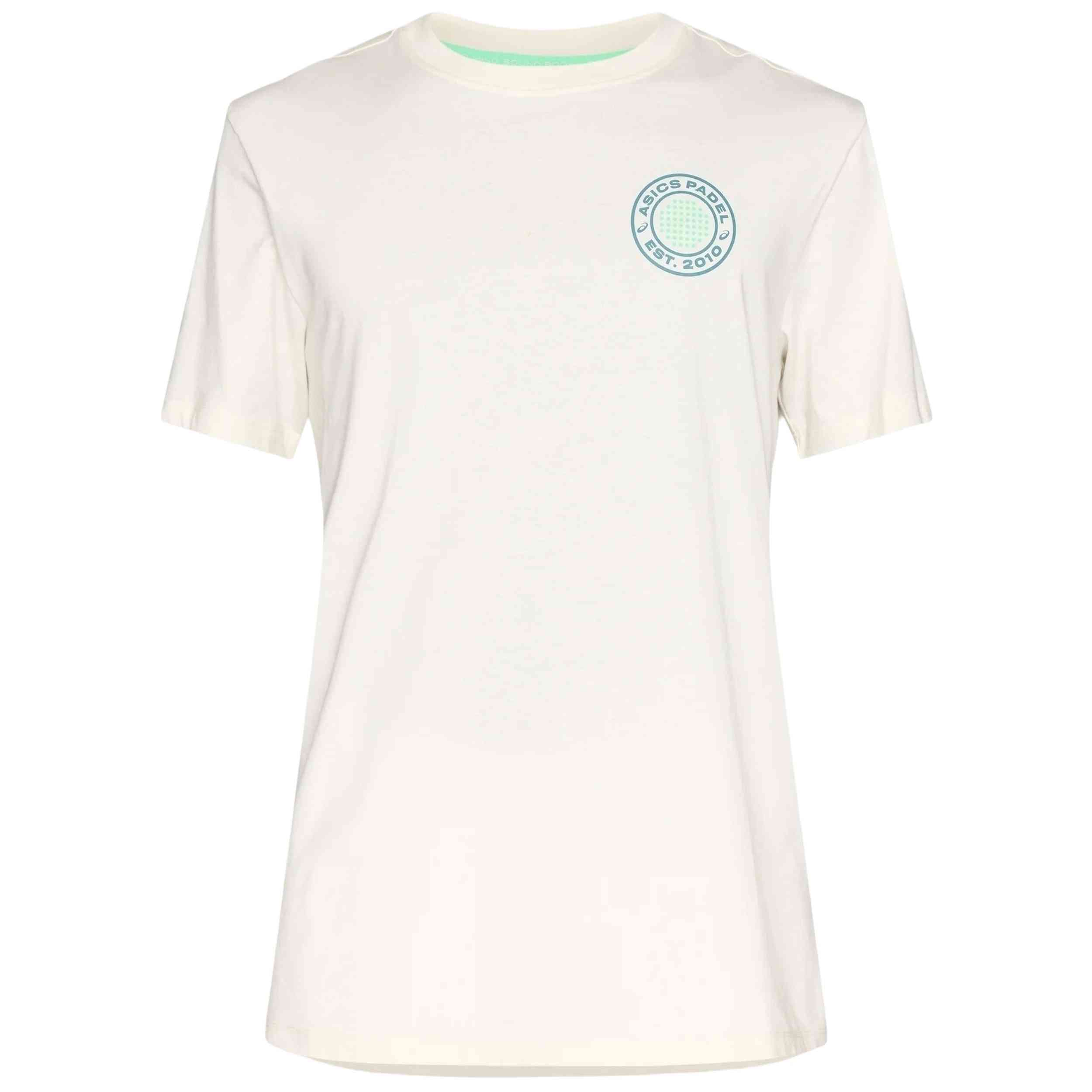 Camiseta De Manga Corta Asics modelo 2041A408-100 para hombre y mujer en color Beige