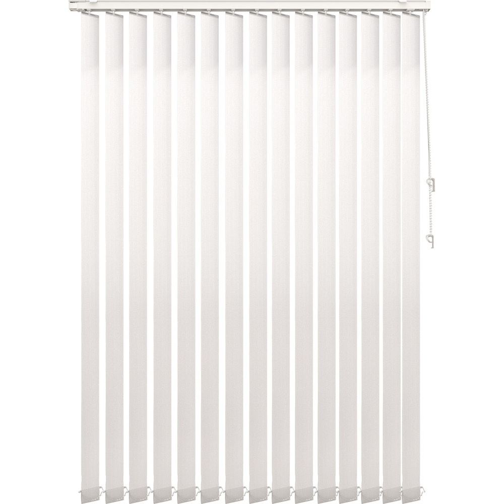 Plushome Estor Tamizante De Lamas Verticales (100X260Cm,150X260Cm,200X260Cm,250X260Cm) Helsinki Blanco/Gris/Topo