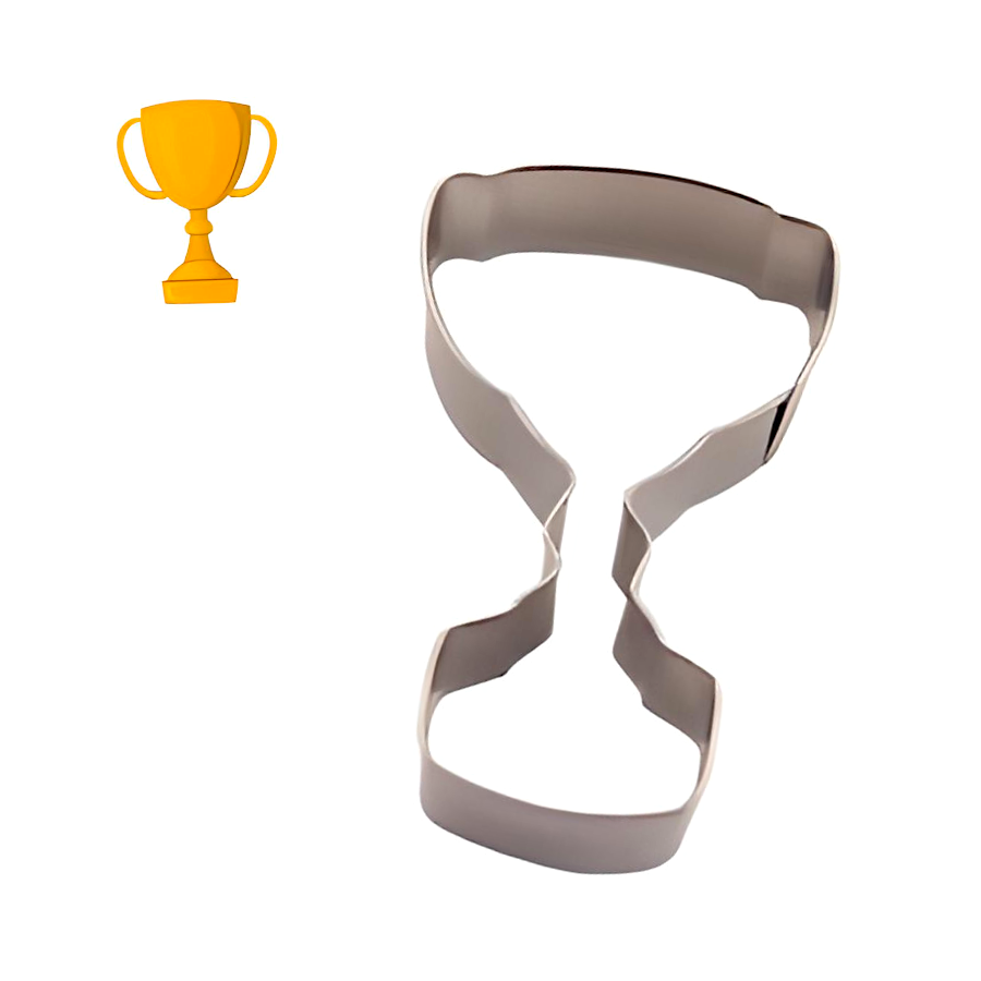 Cortador Metálico Copa Trofeo para Galletas - Metal de Calidad - Fácil Limpieza