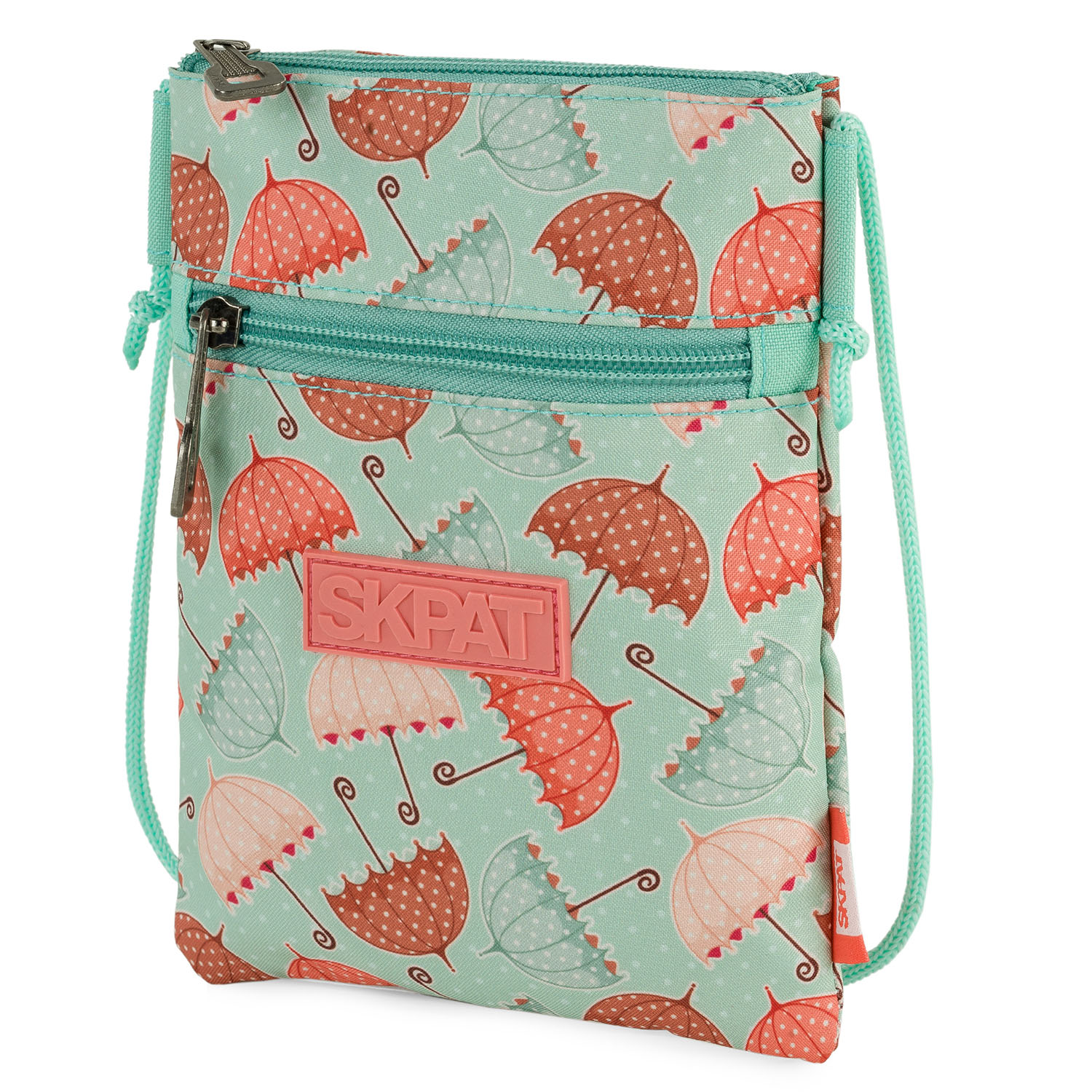 Skpat - Bolsito Con Asa Bandolera Para Niña De Lona Estampada Para Móvil Bolsillo Frontal Con Cremallera. Ideal Para Uso Diario 901913