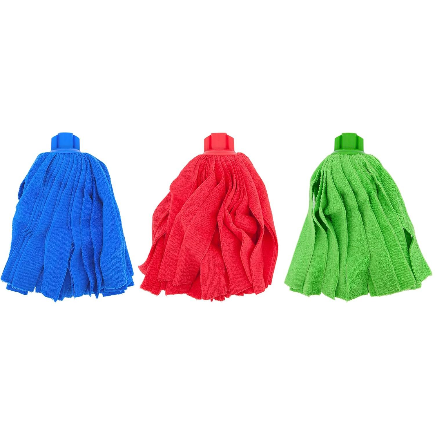 C.A | PAMEX Fregonas de Microfibra en Tiras | Pack 3 | Alta Absorción | Colores Surtidos | Limpieza Eficaz