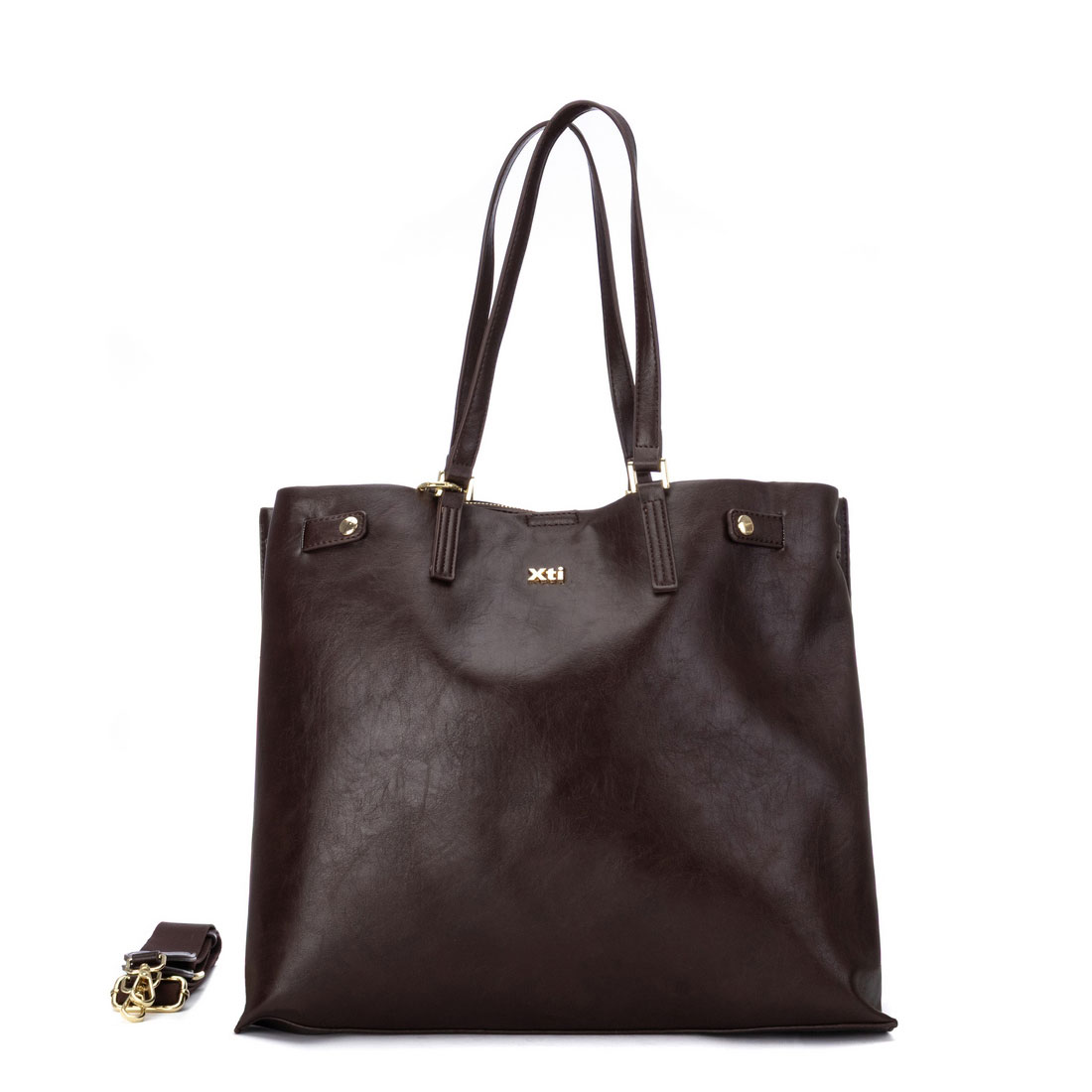 Xti Bolso de hombro 184661-MARRON , para Mujer