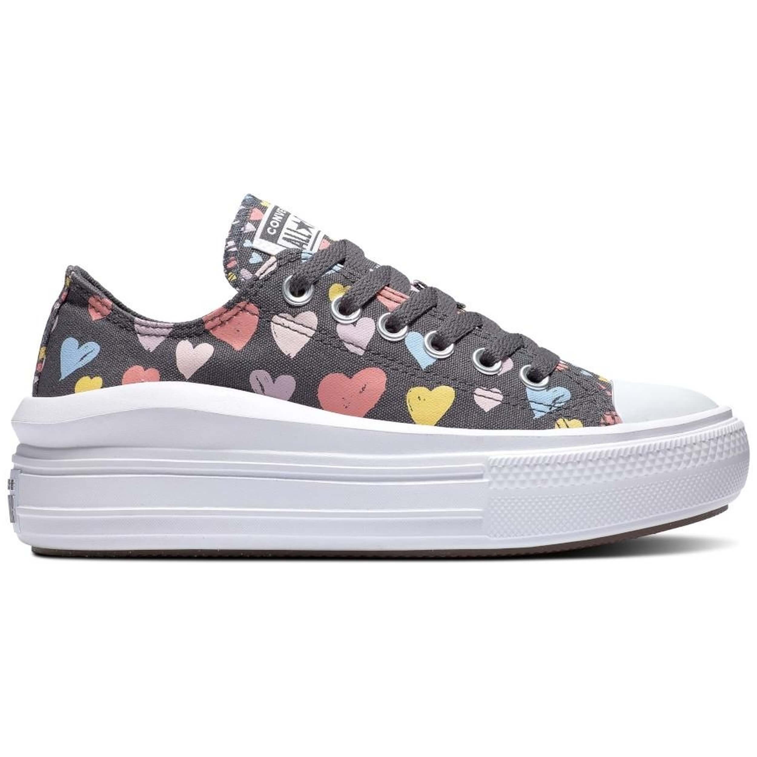 Calzado Sportswear marca Converse modelo 371591C para junior en color gris